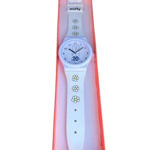 NEW MIFFY Wall Clock - Large 36" Bunny Watch Wall Decor
